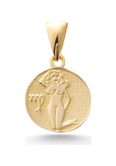 Sefa Gold 14 Ayar Altın Başak Burcu Kolye Ucu