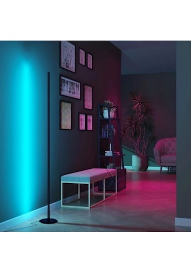 Köşe Led Lambader Kumandalı Led Işık Oda Aydınlatma Sistemi