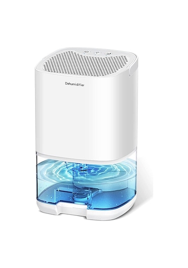 Ezere H2102 Dehumidifer 1000ml Banyo-mutfak-oda Nem Alma Cihazi Beyaz