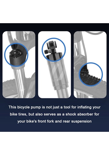 Göstergeli Taşınabilir Yüksek Basınçlı 300psi Bisiklet Y27607