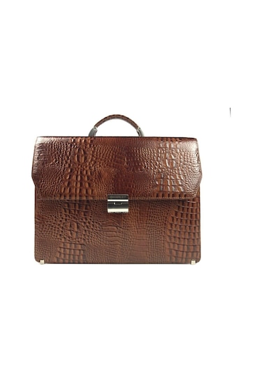 Hakiki Deri Evrak Çantası-120974 Siyah