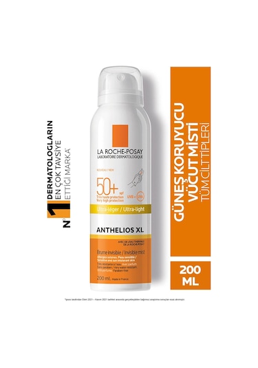 La Roche Posay Anthelios XL Ultra Light Güneş Losyon Spreyi Spf 50+ 200 ML