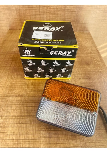 Massey Ferguson Uyumlu Yarım Çamurluk Stop-sinyal Lambası Sarı Beyaz