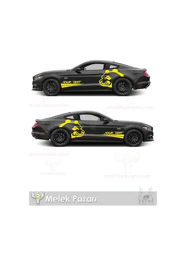 120X85 cm- Kızgın Panda Oto Arka Çamuruk Sticker