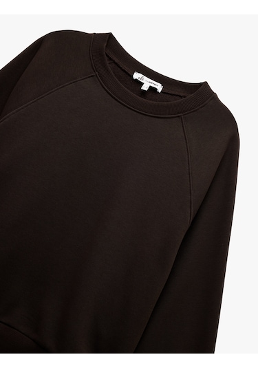 Koton Şardonlu Uzun Kollu Bisiklet Yaka Basic Oversize Sweatshirt Kahverengi 6wal10129ık Kahve Koton Şardonlu Uzun Kollu Bisiklet Yaka Basic Oversize Sweatshirt Kahverengi 6wal10129ık Kahve