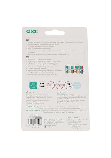Oioi Mama Kaşığı River Green / Powder Grey OIO-1060023 Gri - Yeşil