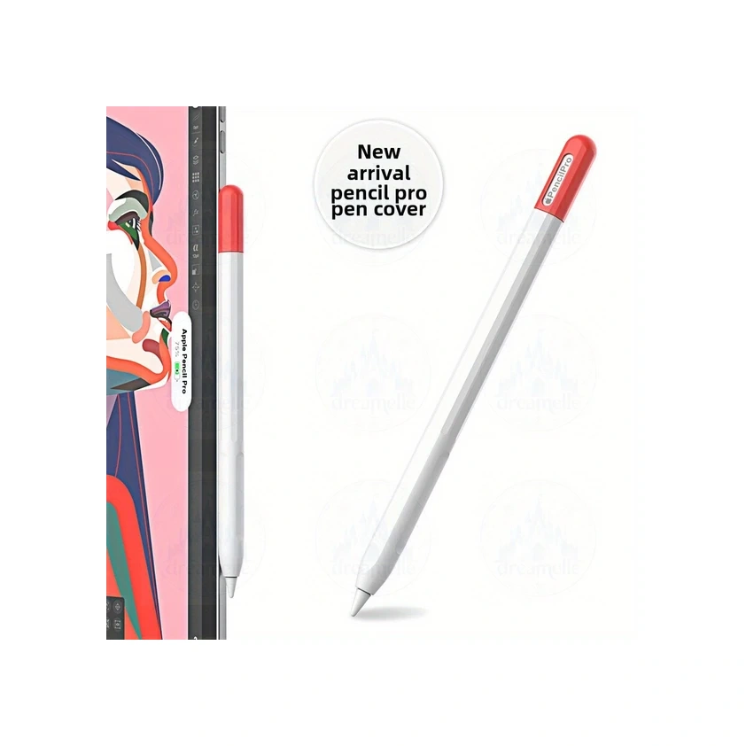 Sunshine011 Usb-c/pro  Pencil 4.nesil Silikon Kılıf Siyah Kırmızı Şok Koruma Titreşimli Turuncu Pembe