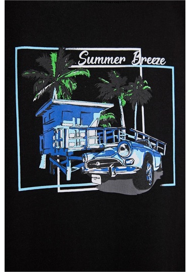 Bad Bear Dustin Çocuk Tişört 24.06.07.007-c01 SIYAH