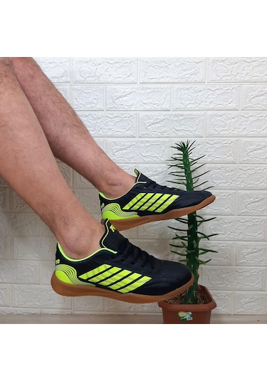M.p 1351 Siyah-sarı Kaymaz Taban Futsal Futbol Ayakkabı Siyah - Sarı
