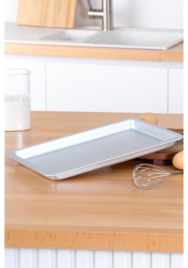 Acar Mate Dikdörtgen Kurabiye Tepsisi - 38 Cm