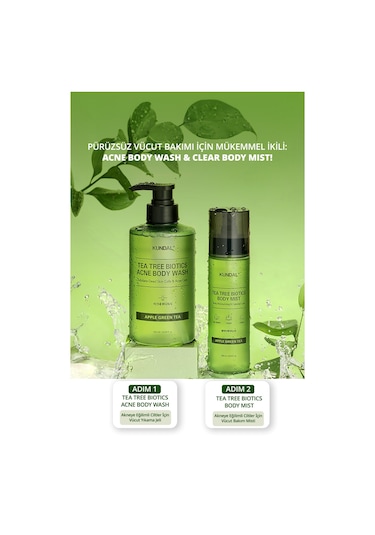 Kundal Apple Green Tea Tea Tree Biotics Body Mist 200 ML