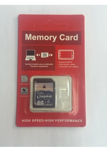 4 Gb Sd Kart 4 Gb Sd Hafıza Kartı