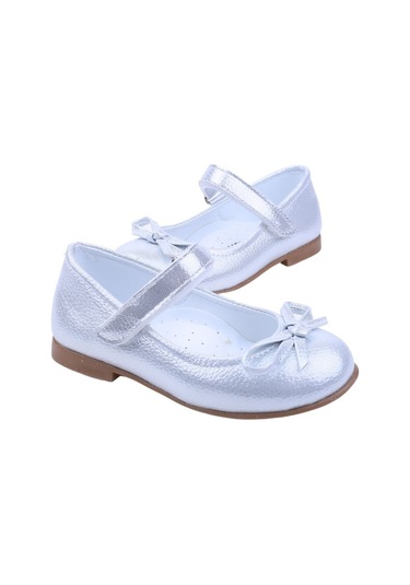 Papuç Sepeti Ortaç-2079 Kız Bebek Balerin Rugan Babet Ayakkabı 001