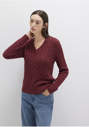 Mavi - Bordo Kazak 1710720-85493 Bordo