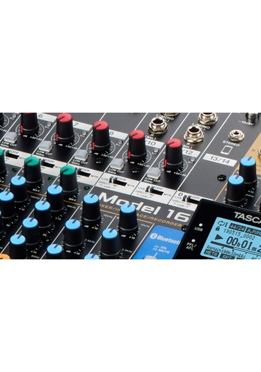 Tascam Model 16 - 14 Kanal Analog Mikser & 16 Kanal Digital Kayıt