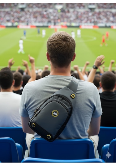 NEWİSH POLO BODY BAG ÇAPRAZ GÖĞÜS VE SIRT ÇANTASI-GRİ QATRO 2260 Gri