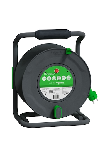 Schneider Thorsman Pro Kablo Makarası IP44 HO7RNF 3G1.5 40MT Kablo Topraklı - IMT33158