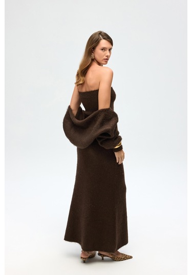 Vintera Kahve Üçlü Triko Takım Kahve