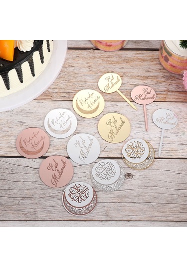 10 Adet Kek Kupası Süslemeleri Pasta Dekorasyonu Gümüş Stil 3 Stil 3 Gümüş Stil 3-stil 3 Diğer