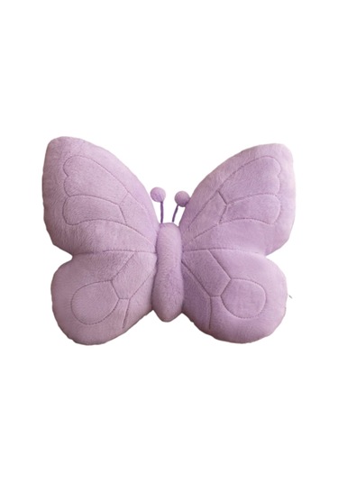 Suntek Kelebek Şeklinde Yastık Hediyesi Rahat Sevimli Yatak Mor