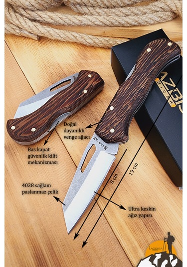 Venge Sap Kamp Çakısı Outdoor Piknik Çakısı Bahçe Çakısı Çkp-823 Çok Renkli