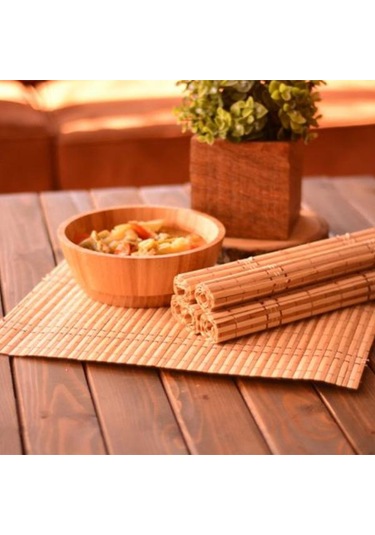 Bambum Servizio Yelo 6'lı Amerikan Servis Bej