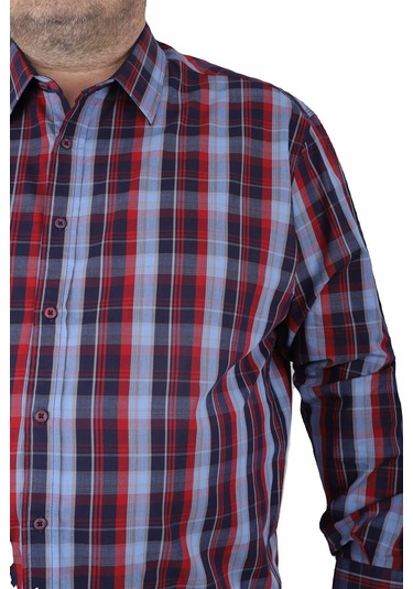 Starbattal Büyük Beden Erkek Gömlek Estacional 23373 LACIVERT Lacivert