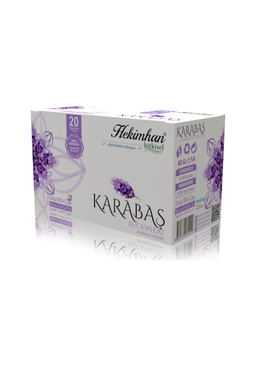Hekimhan Bitkisel Karabaş Doğal Bitki Çayı Süzen Poşet 2'li 20 x 2 G