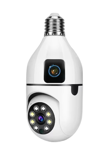 Okam Pro O-kam-4046e Çift Lensli 360 Wifi Akıllı Ampul Kamera 2mp+2mp
