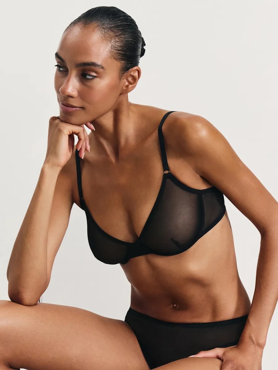 Zarına Balensiz File Sütyen 420351594 Siyah