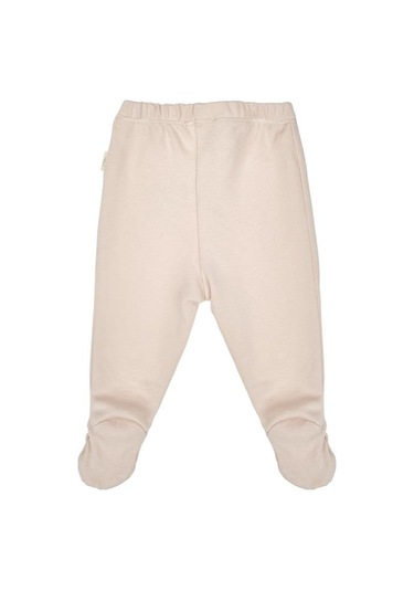 Bebek 2li Uzun Kollu Zıbın Body %100 Organik Pamuk , Bebek - Yenidoğan- Csy8141 Ekru