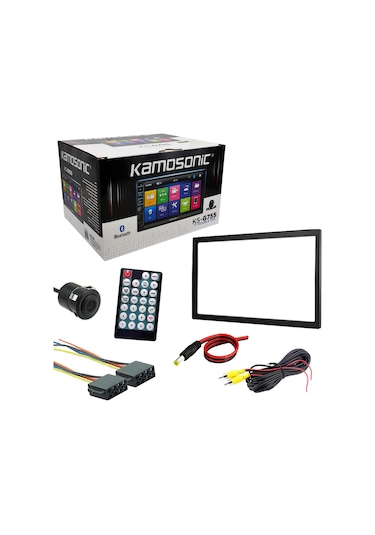 DOUBLE TEYP 7 4X45W MİRRORLİNK BT/USB/SD/FM/AUX KAMERALI KAMOSONIC KS-G755