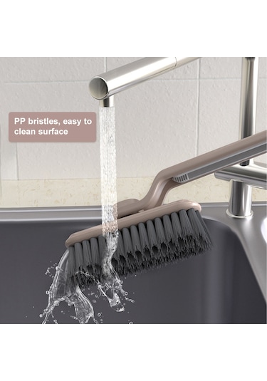Hombey Mor 360 Derece Döner Başlı Sabit Tüylü Fıçık Temizleyici - Mutfak Ve Banyo İçin Tam Temizlik Aracı