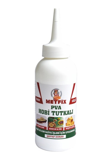 Metfix Pva Hobi Tutkalı 150 Gr Şeffaf Kuruyan