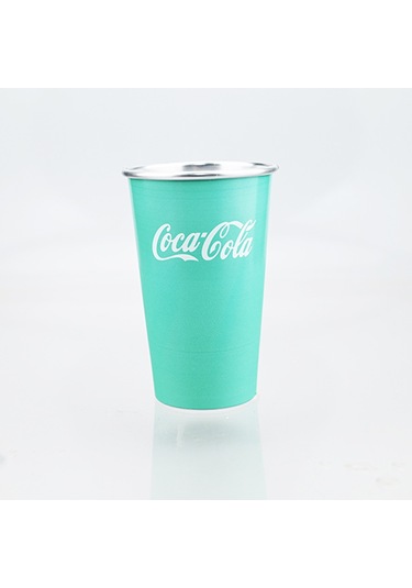 Lyon Alüminyum Renk Deştiren Bardak Dışmekan Taşın El Üminyum Bardak Yeş İl Açık Yeşil