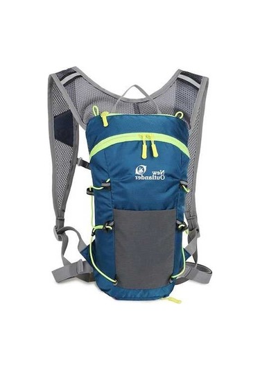 Dancemonkey Yürüyüş Su Sırt Çantası: 2l Su Mesanesi, Geçirmez, Kamp İçin Koyu Mavi Koyu Mavi