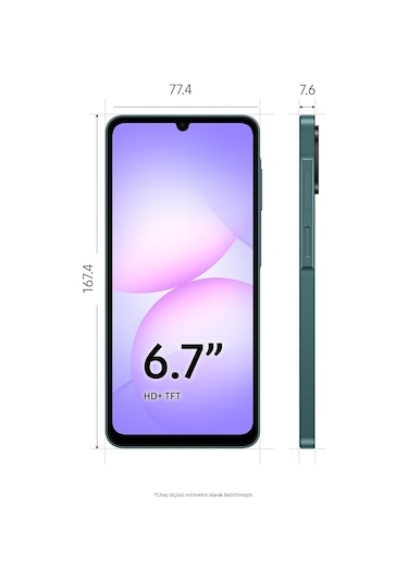Samsung Galaxy A07 4 GB 128 GB  (Samsung Türkiye Garantili)