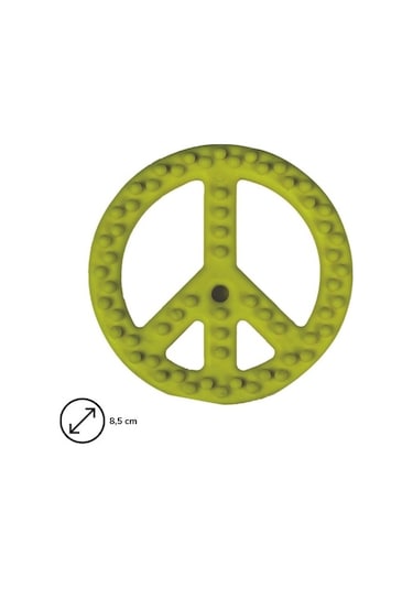 River World Evcil Hayvan Barış Şekilli Diş Temizleme Kemiği Renkl