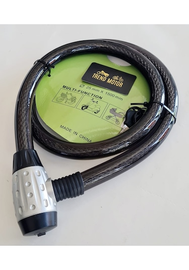 Motosiklet Kilit 25mm Kalınlık - 150 Cm Uzunluk