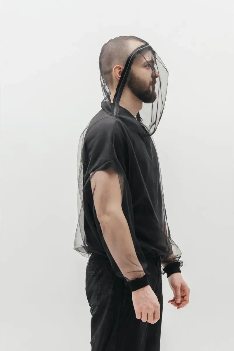 Knott Sivrisinek İçin Anorak 58023234 Siyah