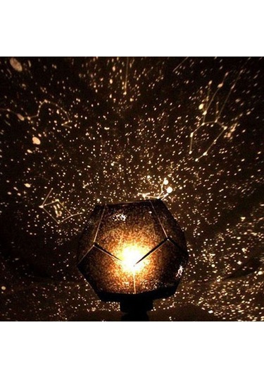 Hfambition Plastik Güneş Sistemi Projektörü - Sarı Işık Led Yıldız Gökyüzü, Usb/aa Pil İle Ev Ceiling Duvar Projeksiyonu