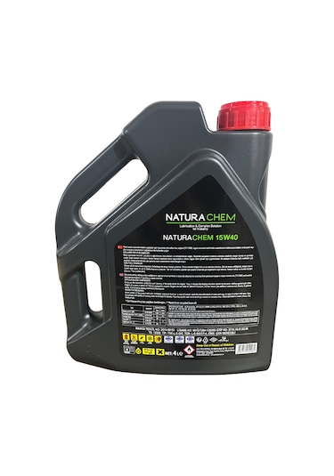 Naturachem 15W-40 Yüksek Performanslı Motor Yağı 4 L