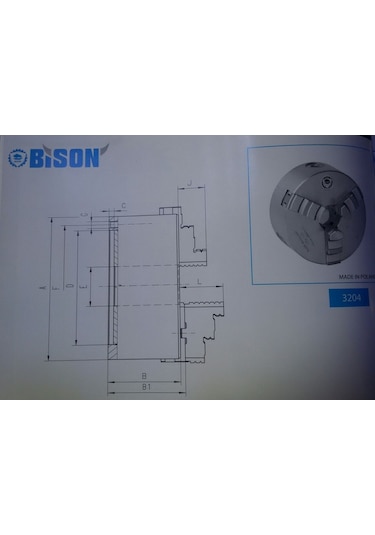 Bison 125X3 Torna Aynası Üniversal