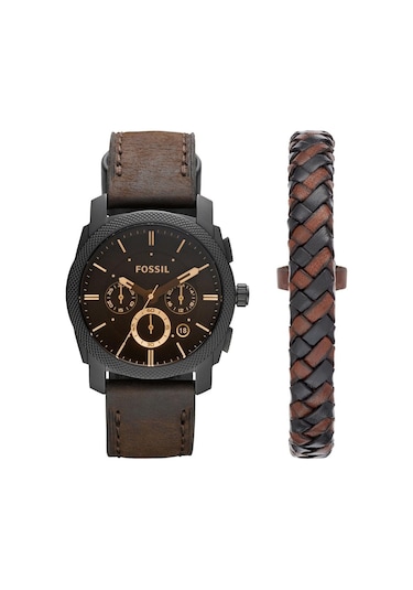 Fossil Ffs5251set Erkek Kol Saati Ve Bileklik Seti Ffs5251set Siyah