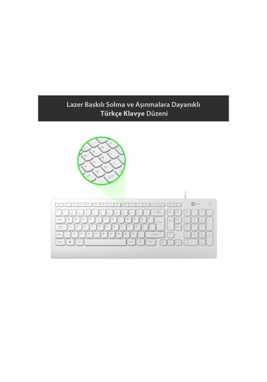 Lecoo KB103 USB Kablolu Türkçe Q Klavye