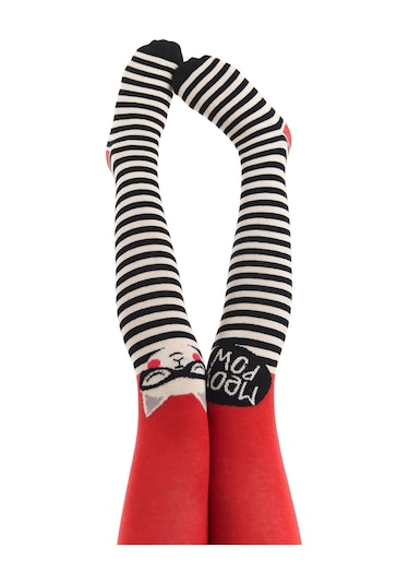 Denokids Mshb&g Meow Pow Kız Çocuk Külotlu Çorap