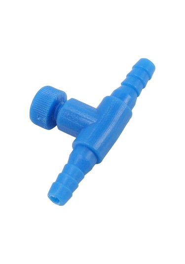 Ulzyvf Jdxhlau 200 Adet Mavi Plastik 2 Yollu Akvaryum Balık Tankı Hava Pompası Kontrol Vanası 4mm Hava Borusu