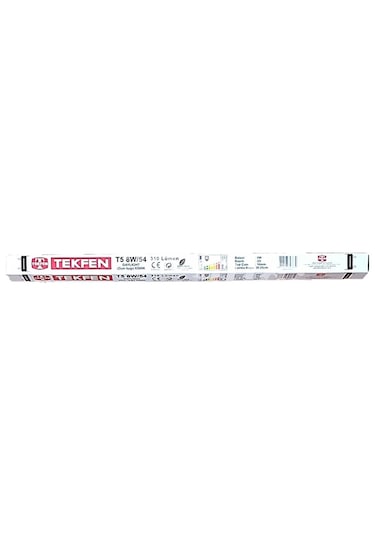 8 Watt Floresan Ampul T5 8 Watt Beyaz Işık Tekfen