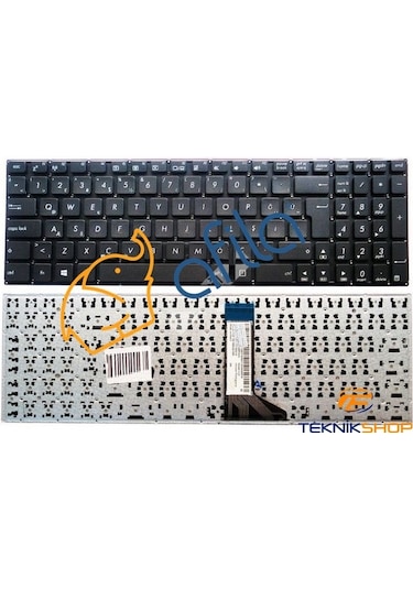 Asus X551c, X553, X554 Notebook Klavyesi, Laptop Tuş Takımı Siyah Tr / Kl0834v2