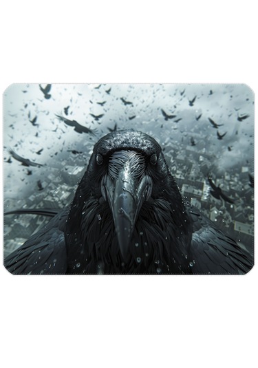 İlyuka 40x30cm Gaming Oyuncu Mousepad Crow Mp174030